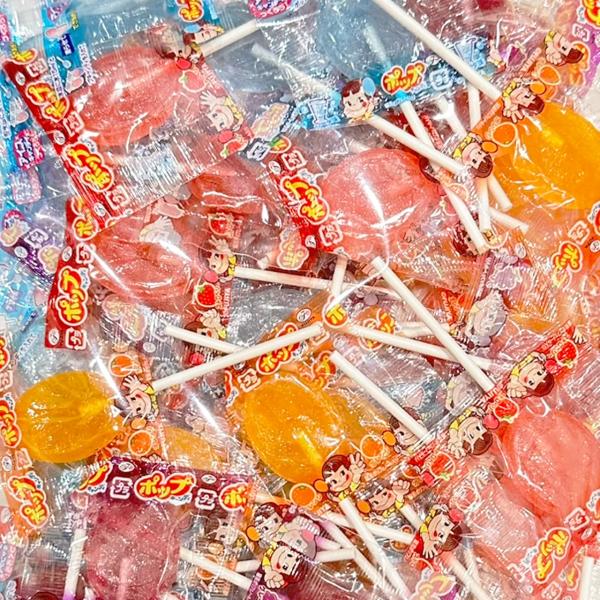 不二家 ポップキャンディ【80個】 4種 業務用 大容量 棒 不二家 ポップキャンディ【80個】 4種 業務用 大容量 棒