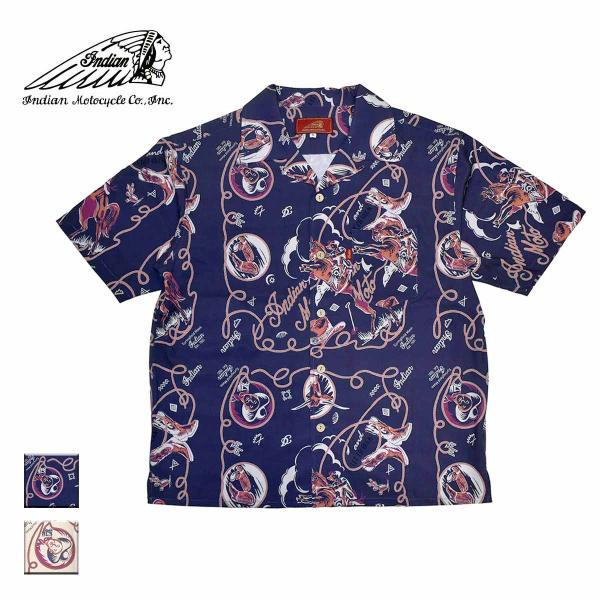 カラフルロゴ アロハシャツ 半袖 Aloha Blossom】【アロハブロッサム】【日本製】【トップス