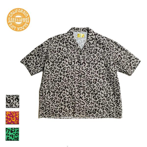 たまを『ヒョウ柄 半袖シャツ』 SALT&MUGS シャツ 半袖 メンズ レディース ブランド おしゃれ