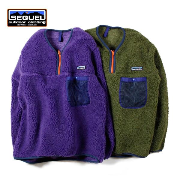 SEQUEL フリースジャケット SEQUEL - SEQUEL POLARTEC フリースジャケット メンズ アウター