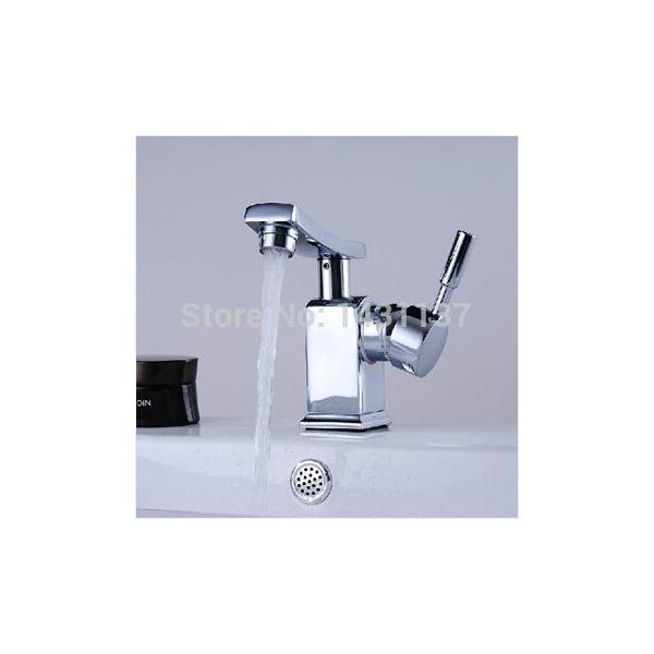 51buyworld トップクオリティの蛇口 住宅設備 卸売小売真鍮素材エレガントなデザインシングルレバーシンクの蛇口タップミキサー キッチンバスルームのため キッチン Sunsetstore