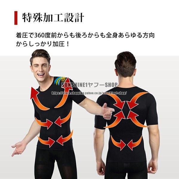 加圧インナー メンズ 加圧シャツ 下着 インナー コンプレッション 半袖 Tシャツ スポーツ 姿勢矯正 補正 ダイエット トップス 筋トレ 猫背 着圧 メッシュ Buyee Buyee Japanese Proxy Service Buy From Japan Bot Online