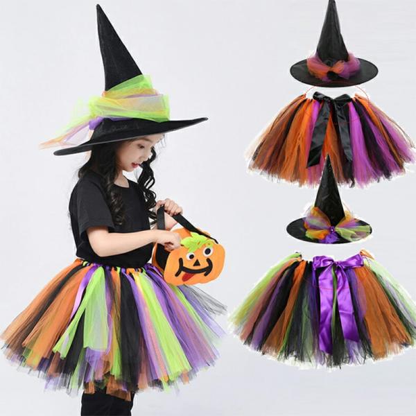 ハロウィン 衣装 子供 女の子 コスプレ衣装 魔女 チュチュスカート 可愛い 赤ちゃん ハロウイン ダンスの舞台衣装 コスプレ ハロウインクロース 子供用 キッズ