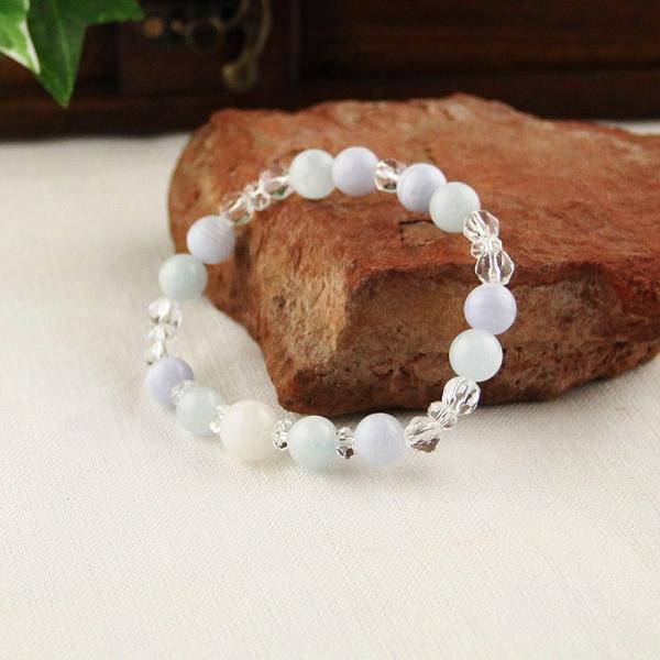 天然石　デザインブレス　テーマ　癒し 癒し パワーストーン 身につける楽しさを味わえるデザイン