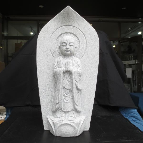 天然石 お地蔵さん 舟形地蔵 地蔵菩薩 水子地蔵 未入魂 sunsoh_funa-15