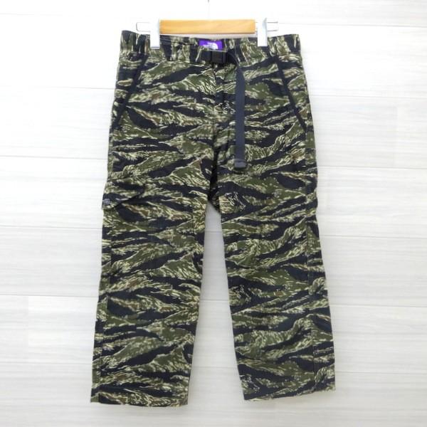 ノースフェイス コーデュロイパンツ クロップド丈 迷彩 アーミー