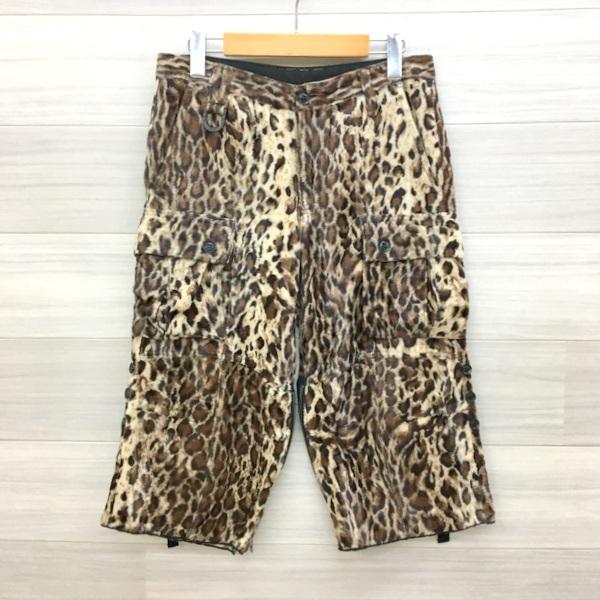 ロエン ハーフパンツ ヒョウ柄 レオパード 短パン ショートパンツ 6ポケット メンズ 28 S相当 ベージュ 秋冬 Roen ズボン Im38 27 1 サンステップ Yahoo 店 通販 Yahoo ショッピング