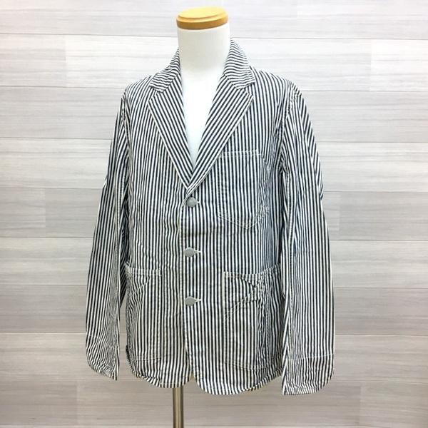 サイベーシックス ヒッコリー カバーオール ジャケット ストライプ 3b 羽織り メンズ 36 S相当 ホワイト ネイビー 春秋 Scye Basics アウター Dm9978 1 サンステップ Yahoo 店 通販 Yahoo ショッピング