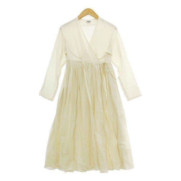 ヤエカ Wrap Gather Dress ラップギャザードレス ワンピース ロング丈 レディース Mサイズ キナリ系 Yaeca トップス Dl3621 1 サンステップ Yahoo 店 通販 Yahoo ショッピング