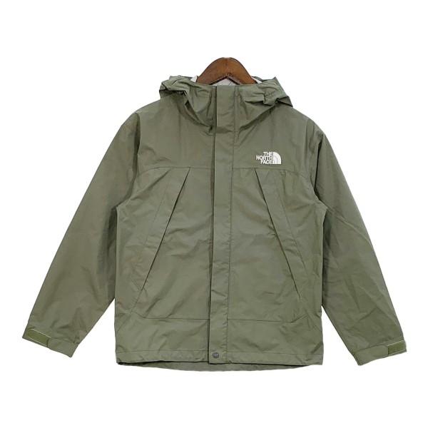THE NORTH FACE NPJ11804 ドットショットジャケット 美品 アウトドア 軽量 防水 子供用 キッズ サイズ150 カーキ  ノースフェイス アウター N17481●