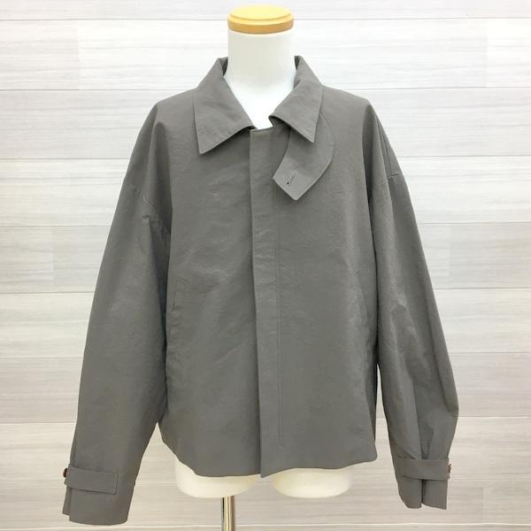 LIDNM リドム ブルゾン ジャケット 美品 ナイロン ワイド ビッグシルエット メンズ Mサイズ グレージュ系 アウター DM2694■