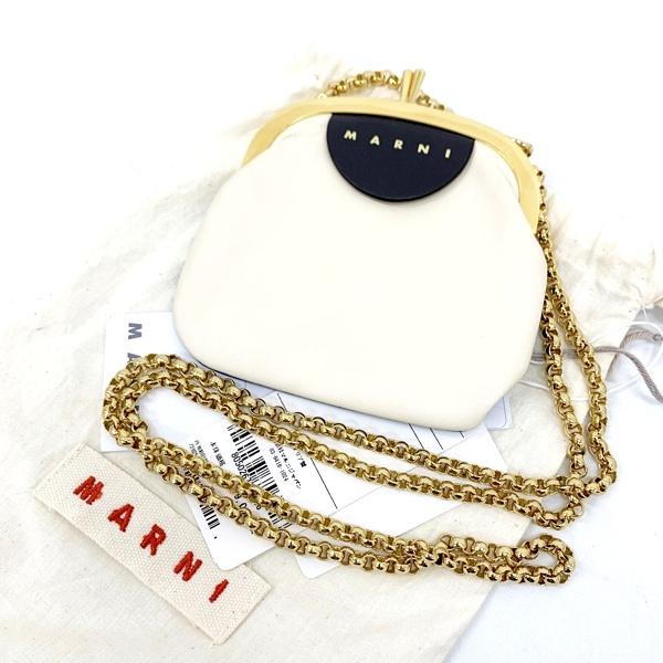 MARNI（マルニ） がま口ショルダー ウォレットポーチ PFMO0019U0 LV589
