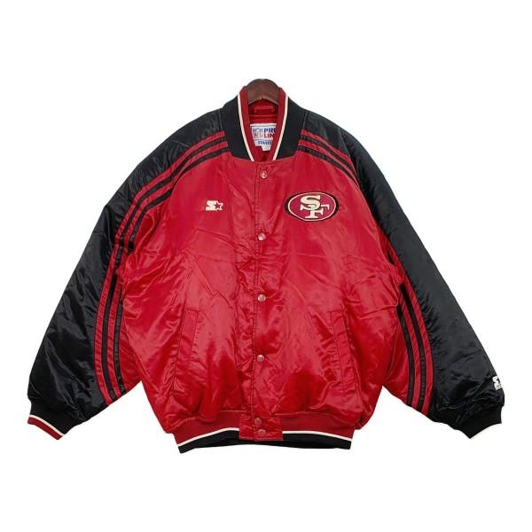 スターター NFL スタジャン 中綿 ジャケット ブルゾン 古着 49ers 