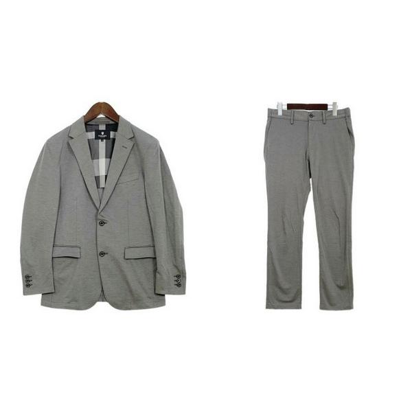 ブラックレーベルクレストブリッジ シングル スーツ 古着 2B 背抜き