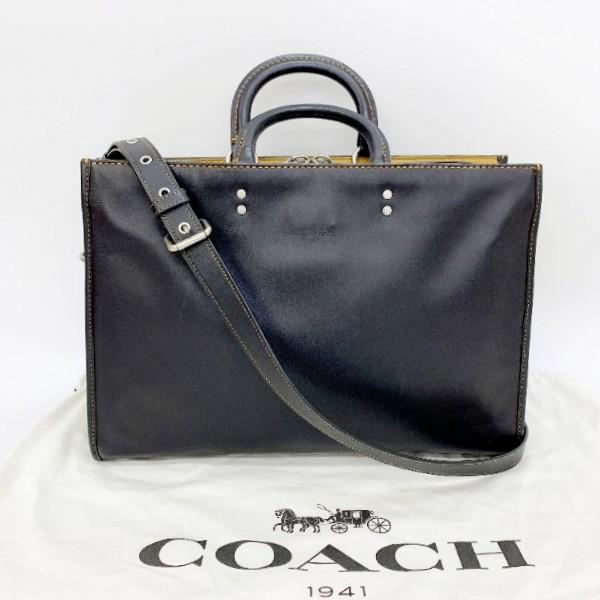 COACH コーチ 11647 2WAY ビジネスバッグ 美品 レザー ショルダー