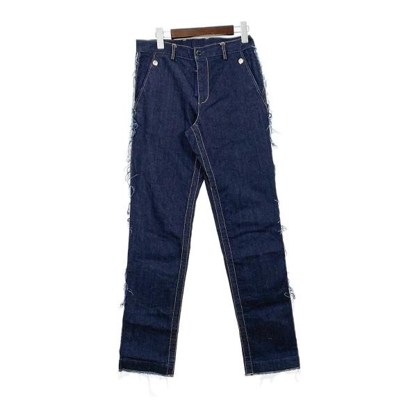 タカヒロミヤシタザソロイスト カットオフデニム ジーンズ パンツ 0003AW18 古着 日本製 TAKAHIROMIYASHITA  TheSoloIst. ジーパン DM7569■