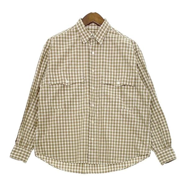ポータークラシック ROLL UP GINGHAM CHECK SHIRT 美品 ロールアップ 