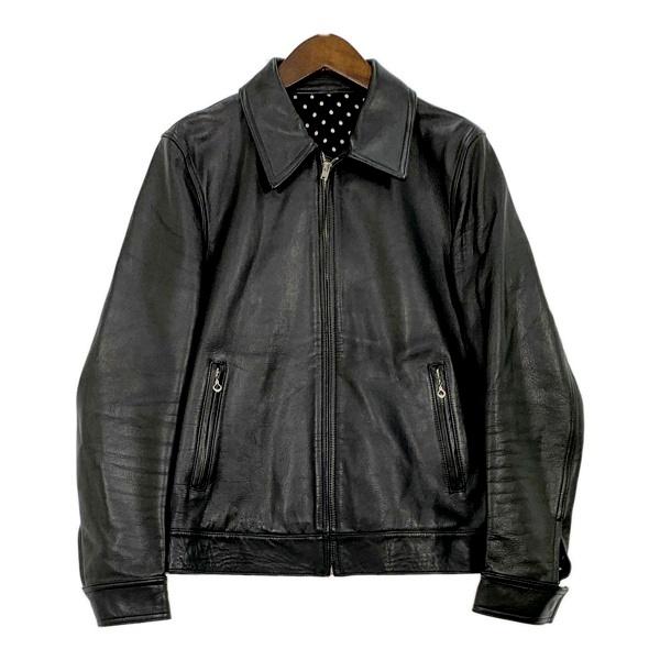 WACKO MARIA ワコマリア レザージャケット 牛革 裏地ドット WACKO MARIA ワコマリア レザージャケット 牛革 裏地ドット
