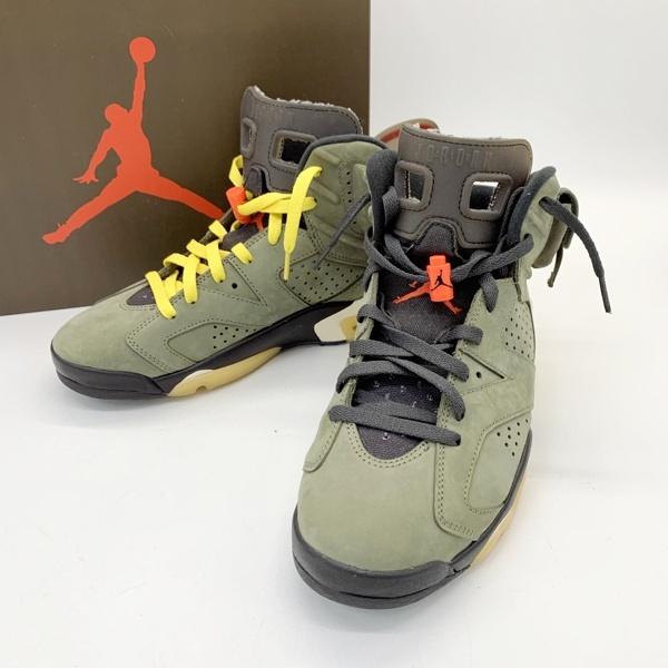 NIKE TRAVIS SCOTT AIR JORDAN 6 美品 スニーカー ハイカット CACTUS 