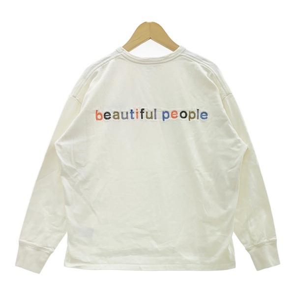 カットソー(長袖+七分) beautiful people suvin pima jersey beautiful people（ビューティフルピープル） suvin pima jersey weave
