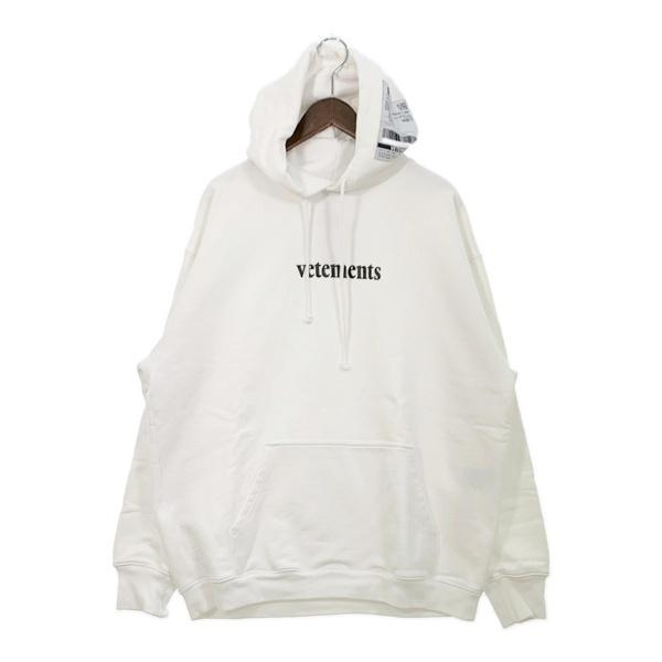 vetments プルオーバーロゴパーカー ホワイト