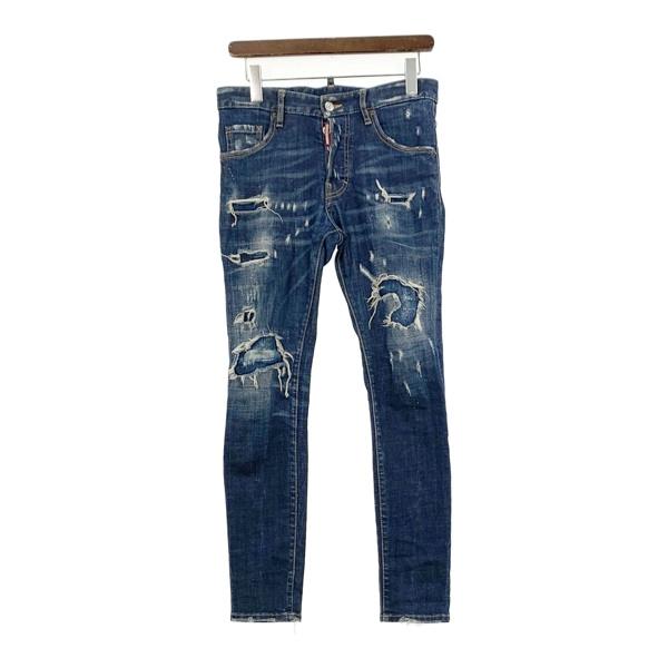 DSQUARED2 ダメージ加工デニムパンツ　　36 DSQUARED2 / ディースクエアード | ダメージ加工 テーパード