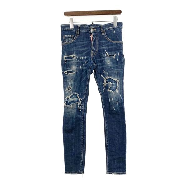 ディースクエアード2 ダメージジーンズ 美品 S71LB0756 Skater Jean