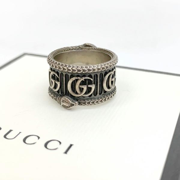 GUCCI グッチ AG925 リング・指輪 シルバー 19号イタリア製メンズ