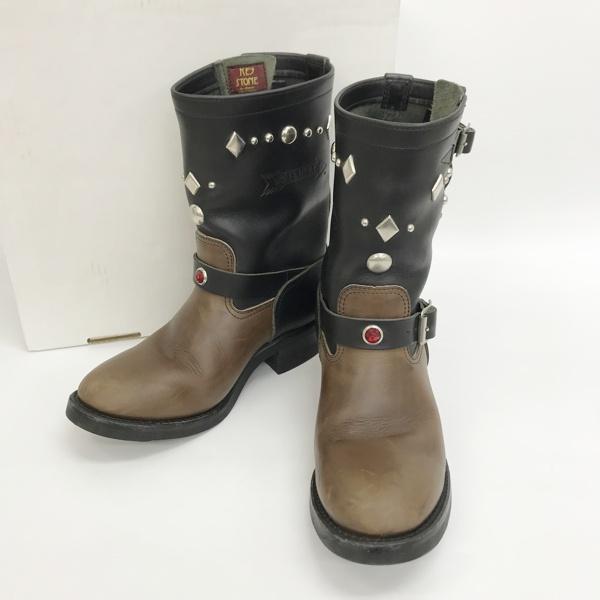 WOLF'S HEAD×Keystone スタッズバイカーブーツ WH20J38 WOLF'S HEAD×Keystone スタッズバイカーブーツ WH20J38