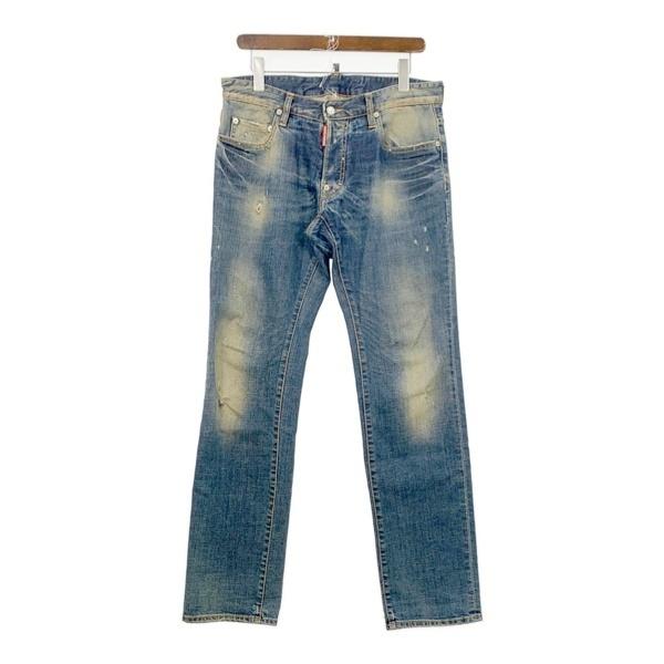 ディースクエアード　ダメージデニム46 中古・古着通販】DSQUARED2 (ディースクエアード) ダメージ