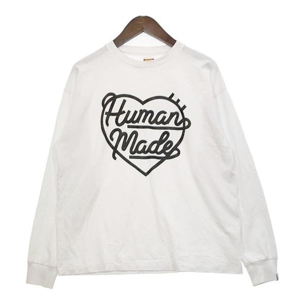 ヒューマンメイド HEART L/S TEE ハート ロゴ プリント 長袖 T ヒューマンメイド HEART L/S TEE ハート ロゴ プリント 長袖 T