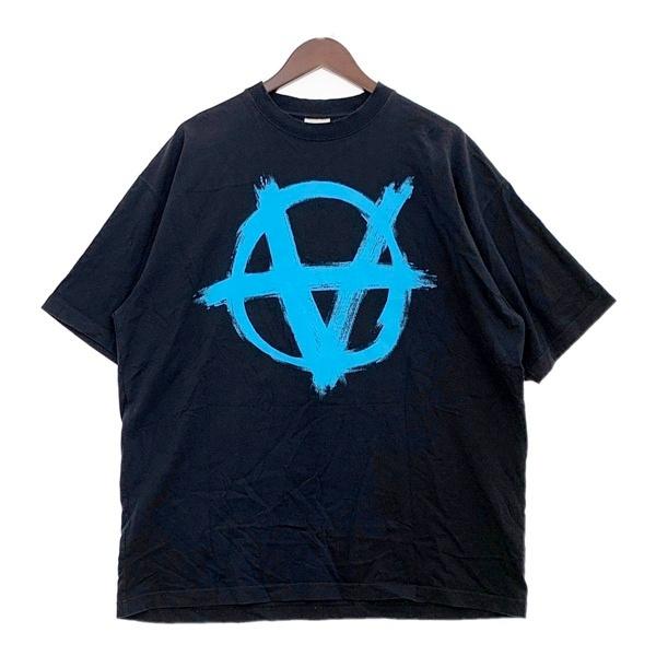 ヴェトモンVETEMENTS□DOUBLE ANARCHY LOGO Tシャツ