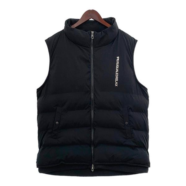 1piu1uguale3 relax黒 ナイロン ベスト L サイズ