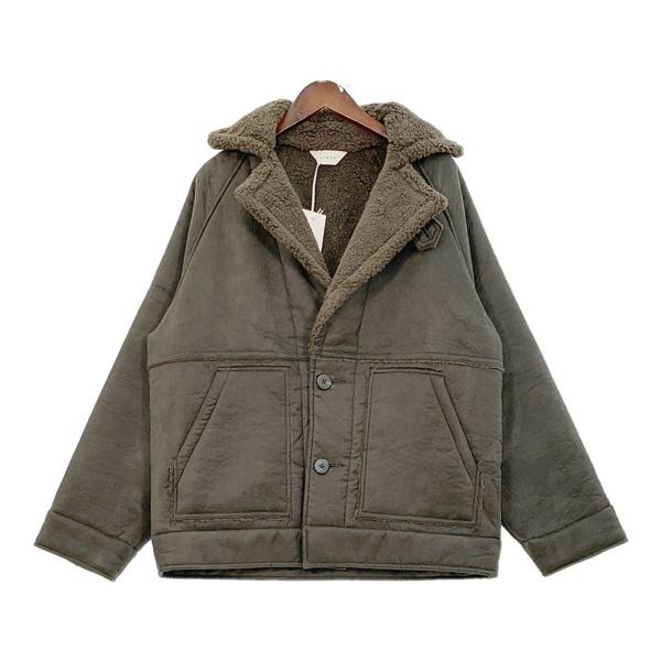 JieDa FAKE FUR MONK JACKET GRAY
