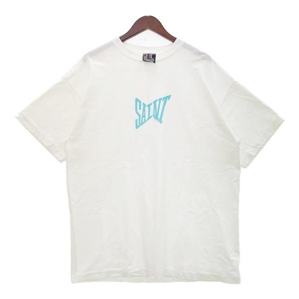 SAINT Mxxxxxx セントマイケル 24SS SS TEE RIBON ロゴプリント T 