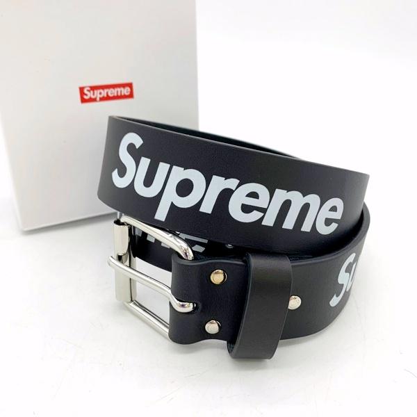 Supreme 22SS Repeat Leather Belt リピート レザー ベルト 美品 本革  