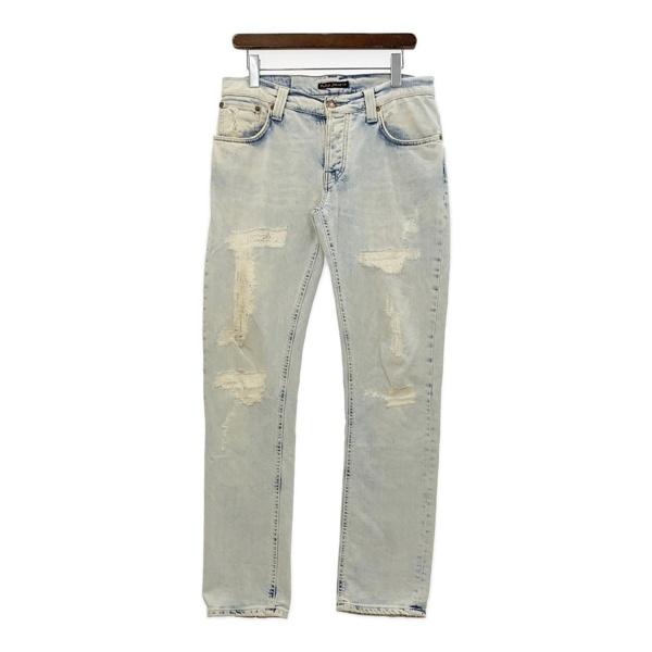 Nudie Jeans（ヌーディージーンズ） クラッシュ デニムパンツ 
