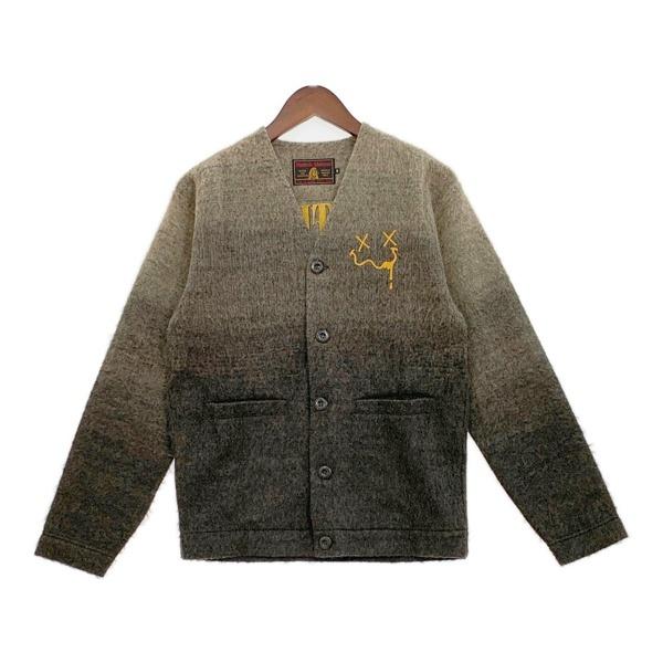 HYSTERIC GLAMOUR 17AW HYS FACE刺繍 グラデーション ニット  