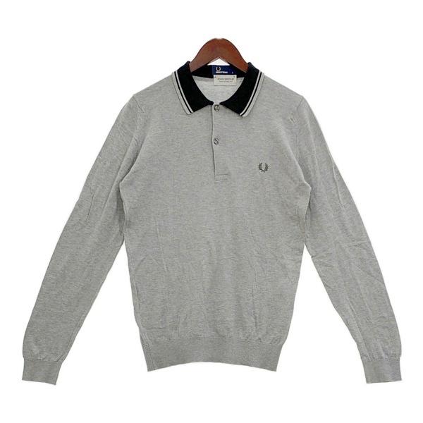 FRED PERRY JOHN SMEDLEY ニット ポロシャツ 長袖 コットン 綿 FRED PERRY JOHN SMEDLEY ニット ポロシャツ 長袖 コットン 綿