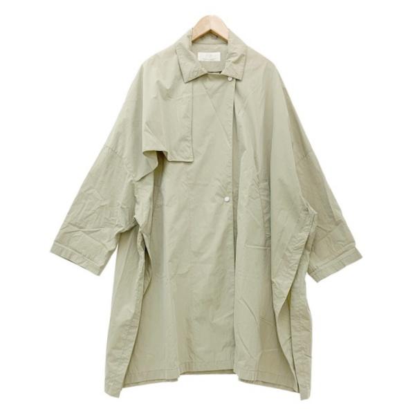 Plage プラージュ テントコート 21SS スプリングコート オーバーサイズ レディース 38 Mサイズ相当 カーキ アウター IL15270■