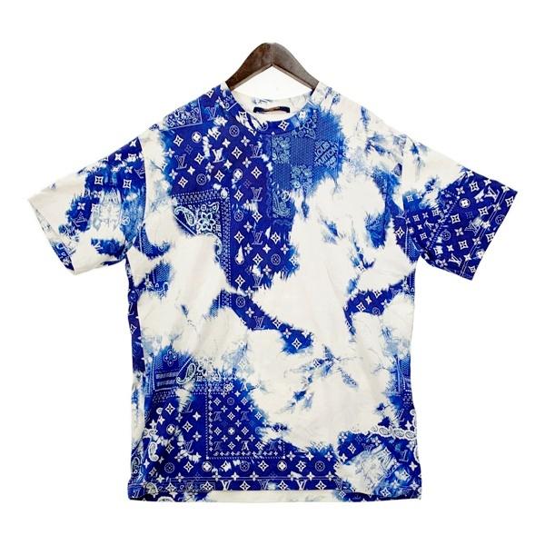 LOUIS VUITTON 22AWモノグラム バンダナプリントTシャツ