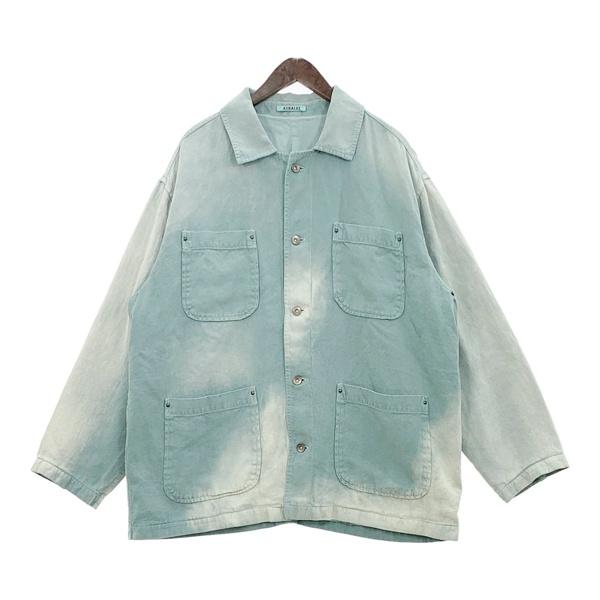 AURALEE 22SS 和紙ダックキャンバスブルゾンジャケット 美品 AURALEE 22SS 和紙ダックキャンバスブルゾンジャケット 美品