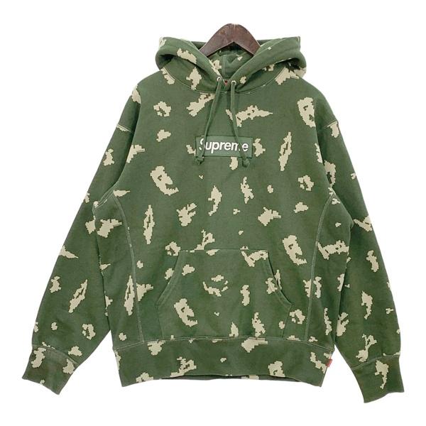 Supreme 21AW Russian camo Box logo パーカー フーディー スウェット 