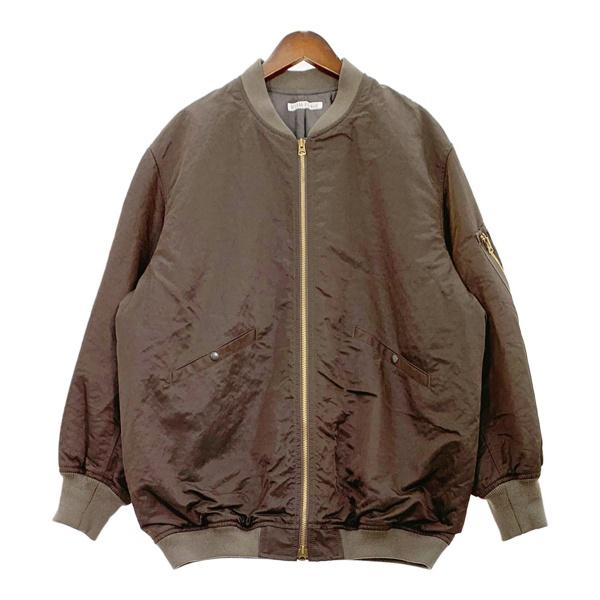 美品★ Plage 【R’IAM】MA-1 ブルゾン 38 Plage R'IAM MA1ブルゾンブラウン38