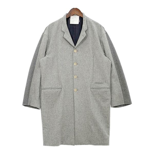 DIGAWEL ディガウェル ロングコート ウール 無地 カジュアル メンズ 