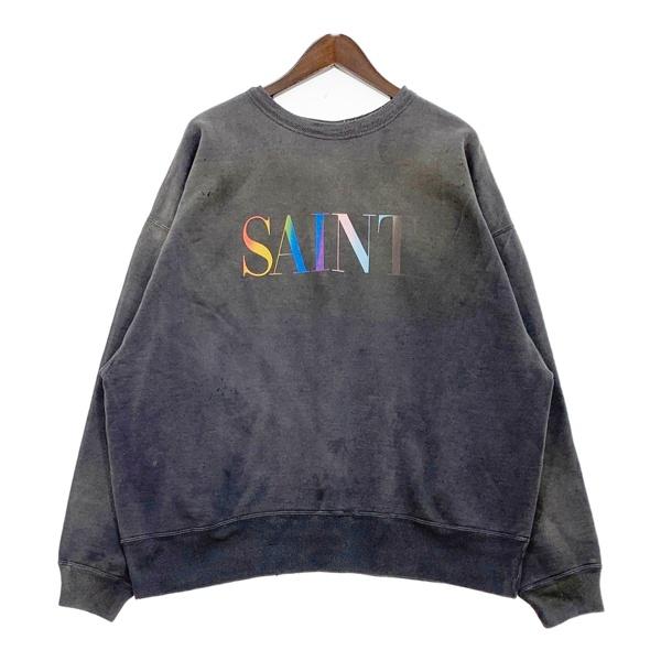 セントマイケル　レインボースウェット SAINT M×××××× - セントマイケル24AW RAINBOW SNT CREW SWT (SM