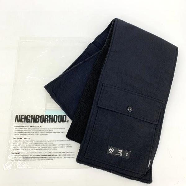 NEIGHBORHOOD（ネイバーフッド） マフラー 222TSNH-AC02 美品 ポケット