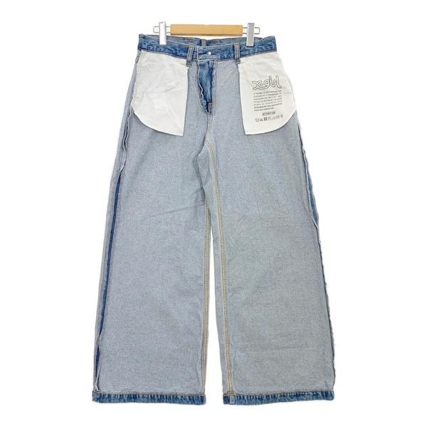 X-girl REVERSIBLE WIDE LEG PANTS リバーシブル ワイドレッグ