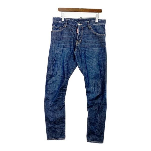 ディースクエアード ディースクエアード セクシーツイストデニムパンツ インディゴブルー 44