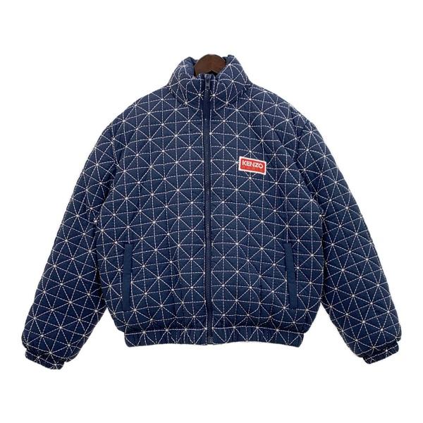 KENZO ダブルコート KENZO 刺し子 ステッチ ダウンジャケット FD650U1389NN ブルゾン